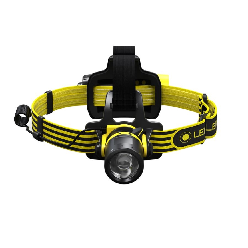 Ledlenser EXH8 - himmennettävä LED-otsalamppu LED/3xAA IP66 180 lm 40 h keltainen