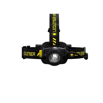 Ledlenser H7R WORK - himmennettävä, ladattava LED-otsalamppu, 4800 mAh, IP67, 1000 lm, 60 h, musta
