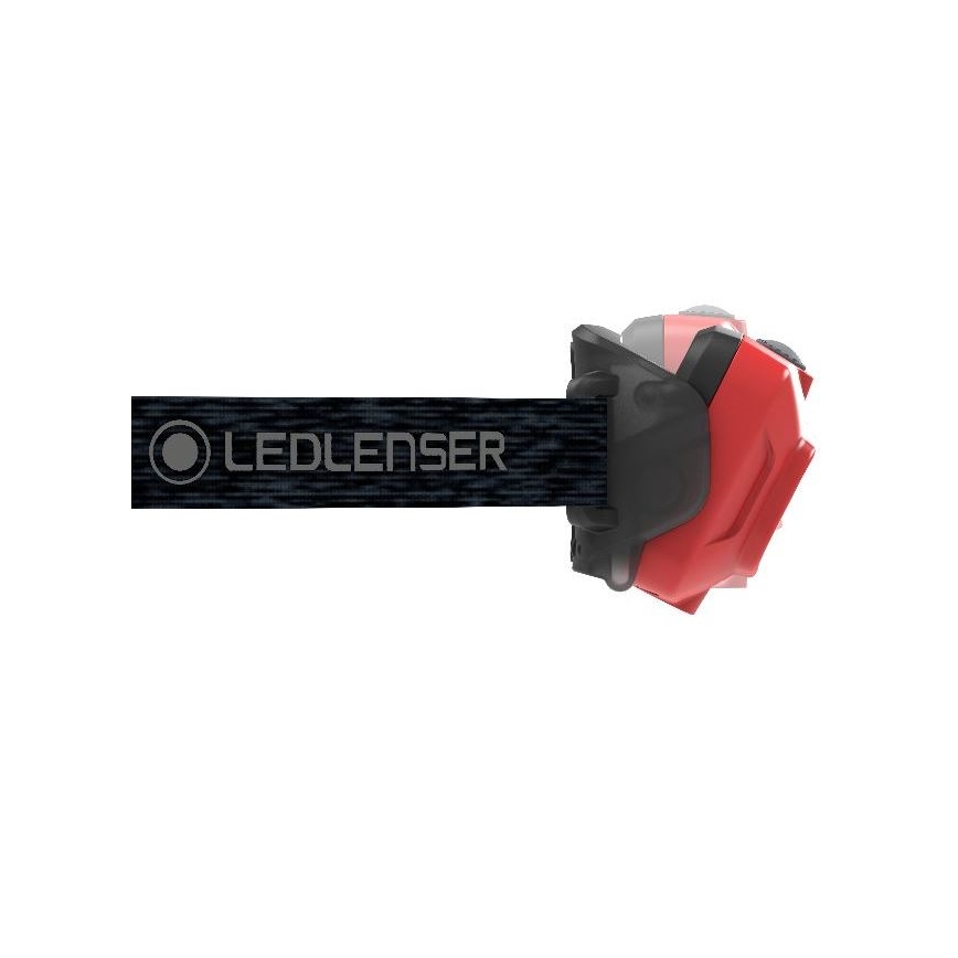 Ledlenser HF4R Core - himmennettävä ladattava otsalamppu, LED, 1000 mAh, IP68, 500 lm, 35 h, punainen