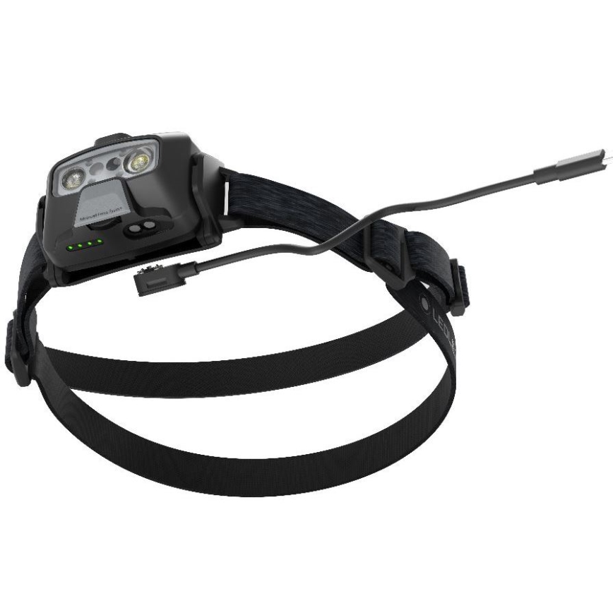 Ledlenser HF6R Core - himmennettävä ladattava LED-otsalamppu, 2000 mAh, IP68, 800 lm, 60 tuntia, musta