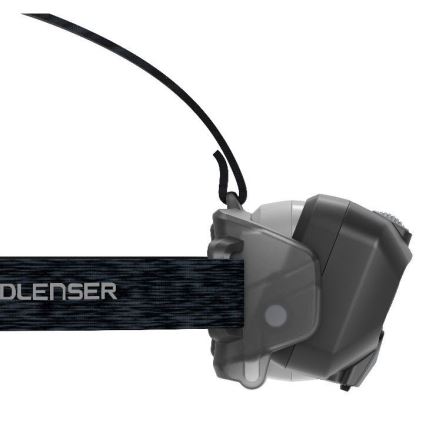 Ledlenser HF8R Core - himmennettävä LED-otsalamppu, ladattava 2000 mAh, IP68, 800 lm, 60 h, harmaa