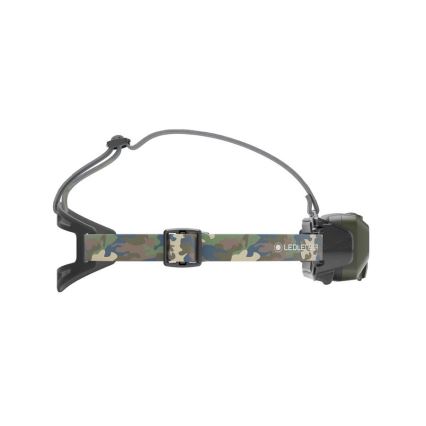 Ledlenser HF8R Core RGB - himmennettävä ladattava LED-otsalamppu, 3700 mAh, IP68, 1600 lm, 90 h, vihreä