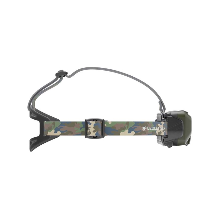 Ledlenser HF8R Core RGB - himmennettävä ladattava LED-otsalamppu, 3700 mAh, IP68, 1600 lm, 90 h, vihreä