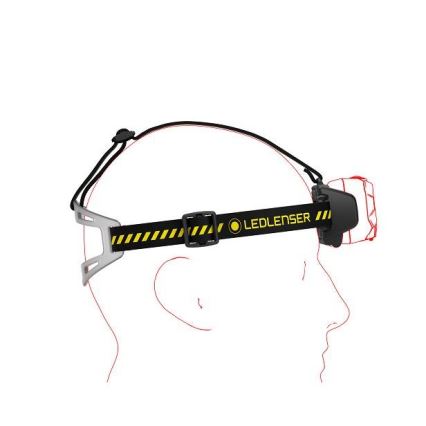 Ledlenser HF8R Work - himmennettävä ladattava LED-otsalamppu LED/3700 mAh IP68 1600 lm 90 h musta