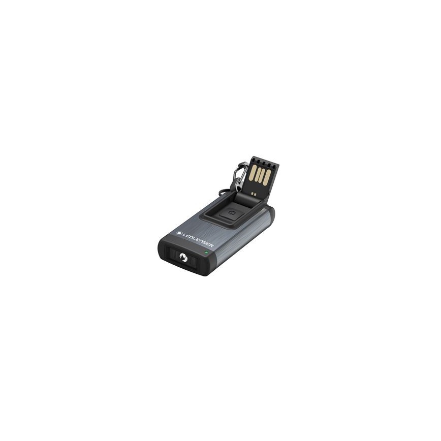 Ledlenser K4R Harmaa - himmennettävä ladattava taskulamppu LED/180 mAh IP2X 120 lm