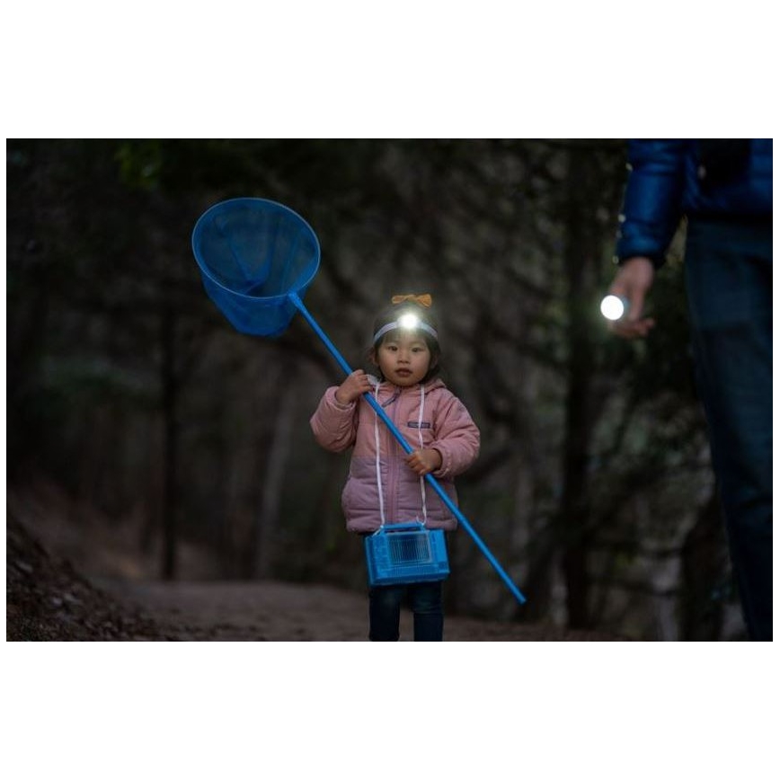 Ledlenser KIDBEAM4 RAINBOW - himmennettävä lasten LED-taskulamppu LED/2xAAA IP44 violetti