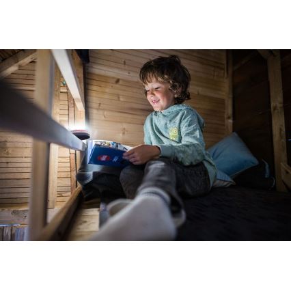Ledlenser KIDCAMP6 DINO - LED-himennettävä kannettava lamppu, LED/3xAAA, IP44, vihreä