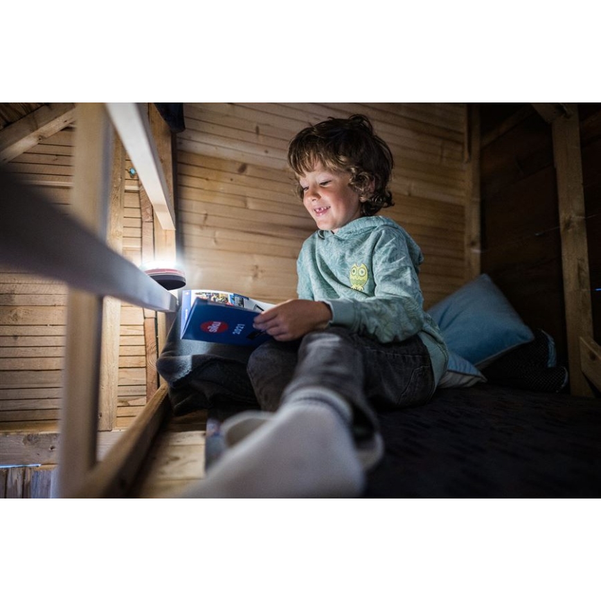 Ledlenser KIDCAMP6 DINO - LED-himennettävä kannettava lamppu, LED/3xAAA, IP44, vihreä