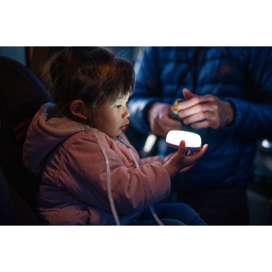 Ledlenser KIDCAMP6 DINO - LED-himennettävä kannettava lamppu, LED/3xAAA, IP44, vihreä