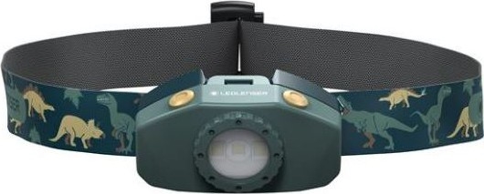 Ledlenser KIDLED2 DINO - LED himmennettävä lasten otsalamppu LED/1xAAA IPX4 40 lm 20 h vihreä