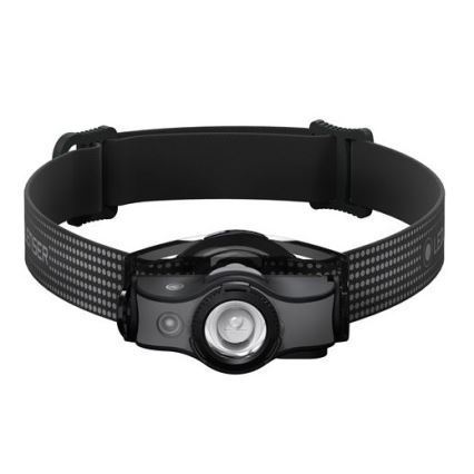 Ledlenser MH5 - himmennettävä ladattava otsalamppu LED/1xAA/750 mAh IP54 400 lm 35 h musta/harmaa