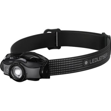 Ledlenser MH5 - himmennettävä ladattava otsalamppu LED/1xAA/750 mAh IP54 400 lm 35 h musta/harmaa