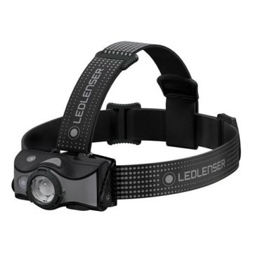 Ledlenser MH7 - LED-himmennettävä ladattava otsalamppu LED/1550 mAh IP54 600 lm 40 h musta/harmaa