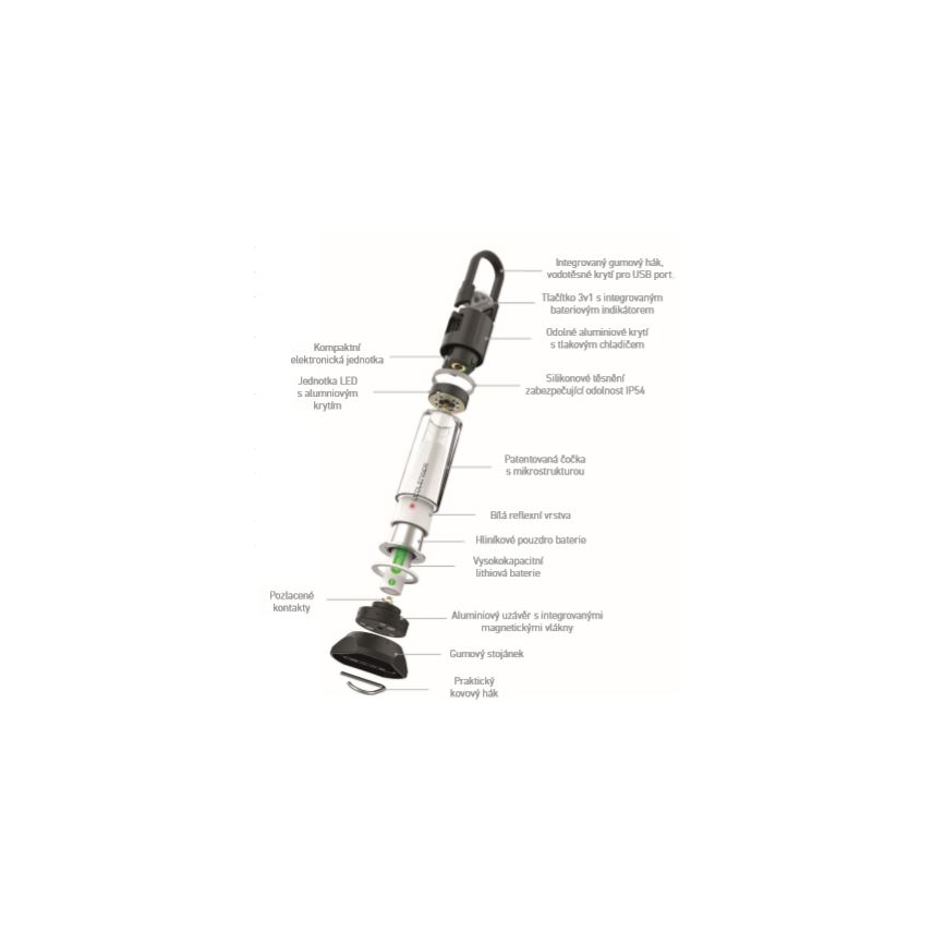 Ledlenser ML6 WARM LIGHT - ladattava himmennettävä LED-taskulamppu LED/3000 mAh IP66 750 lm 200 h