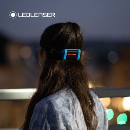 Ledlenser NEO3 - himmennettävä LED-otsalamppu LED/3xAAA IP54 400 lm 20 h sininen