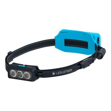 Ledlenser NEO9R - himmennettävä ladattava LED-otsalamppu LED/5000 mAh IP54 1200 lm 120h musta/sininen