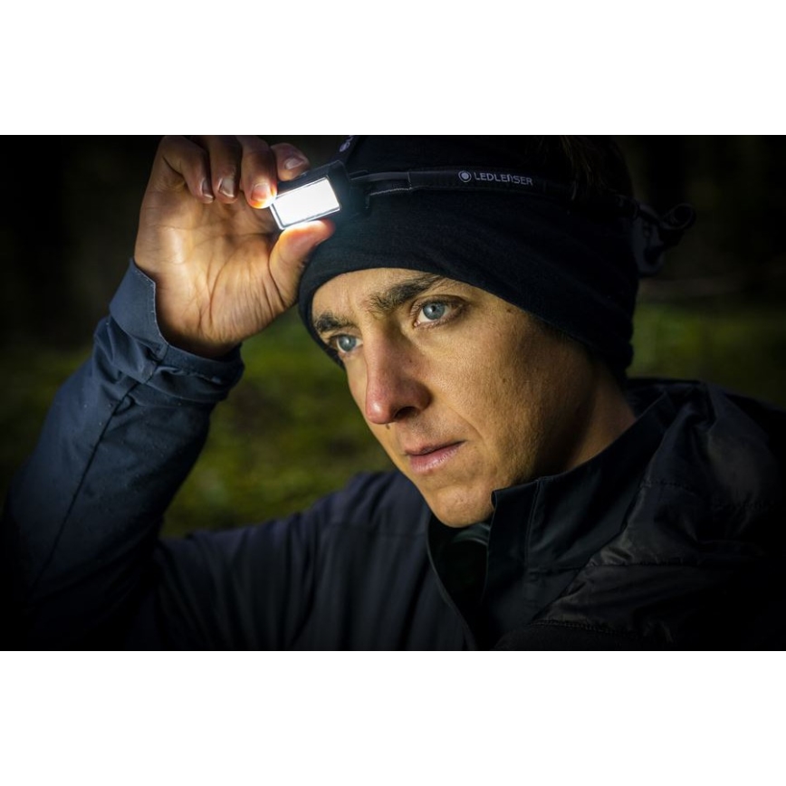 Ledlenser NEO9R - himmennettävä ladattava LED-otsalamppu 5000 mAh IP54 1200 lm 120 h musta/harmaa