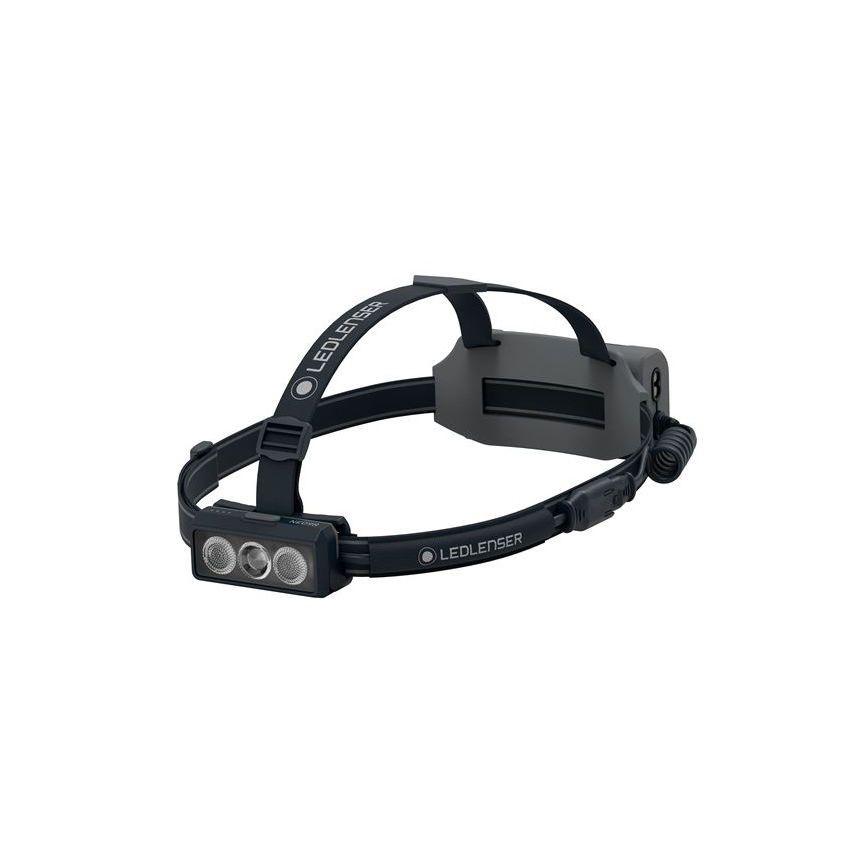 Ledlenser NEO9R - himmennettävä ladattava LED-otsalamppu 5000 mAh IP54 1200 lm 120 h musta/harmaa