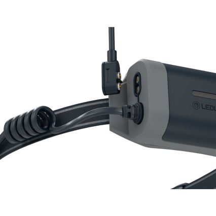 Ledlenser NEO9R - himmennettävä ladattava LED-otsalamppu 5000 mAh IP54 1200 lm 120 h musta/harmaa