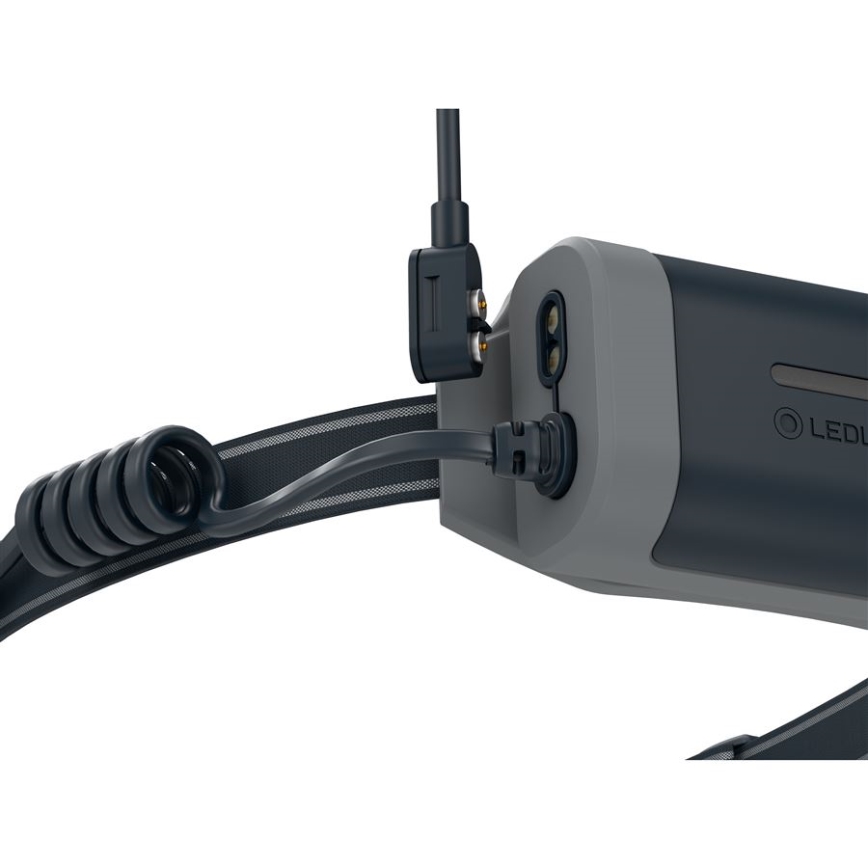 Ledlenser NEO9R - himmennettävä ladattava LED-otsalamppu 5000 mAh IP54 1200 lm 120 h musta/harmaa