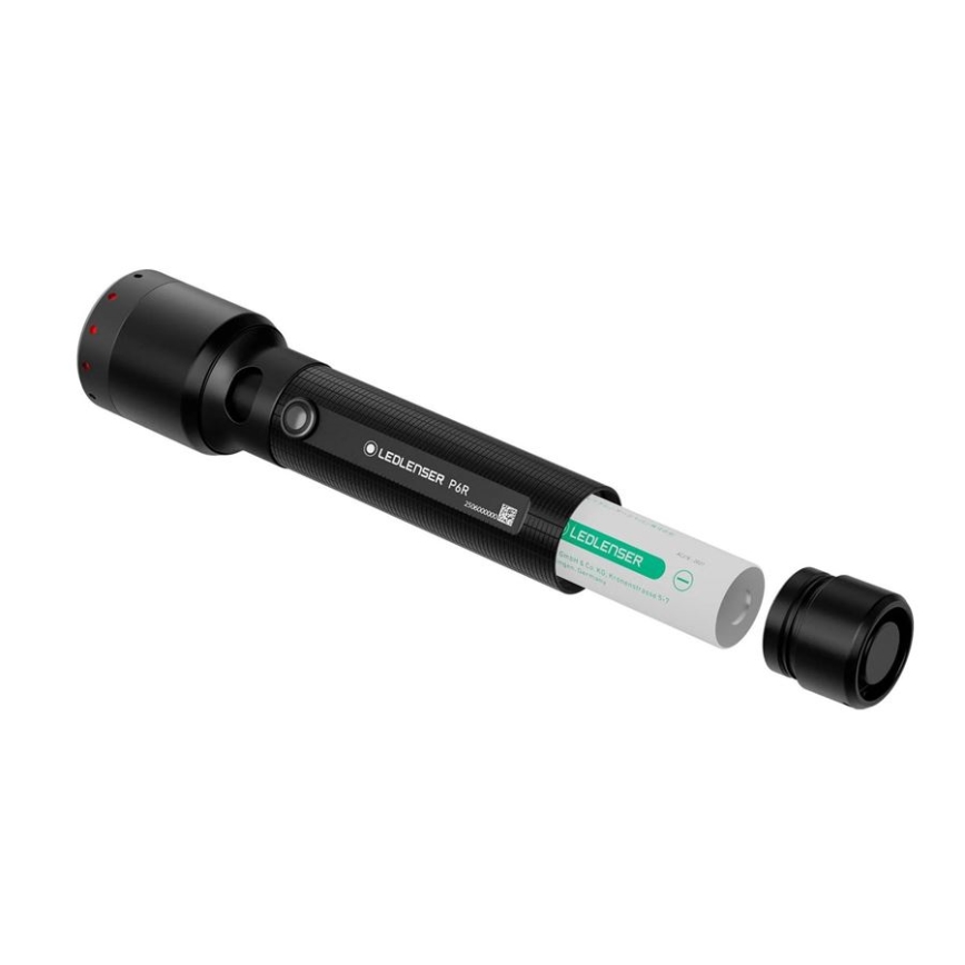 Ledlenser P6R - himmennettävä ladattava taskulamppu LED/3000 mAh IP68 1200 lm 65 h musta