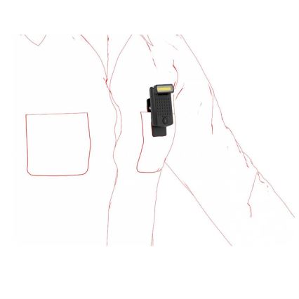Ledlenser W1R - LED himmennettävä ladattava työvalaisin klipsillä LED/740 mAh IP54 220 lm
