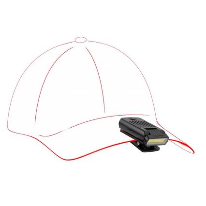 Ledlenser W1R - LED himmennettävä ladattava työvalaisin klipsillä LED/740 mAh IP54 220 lm