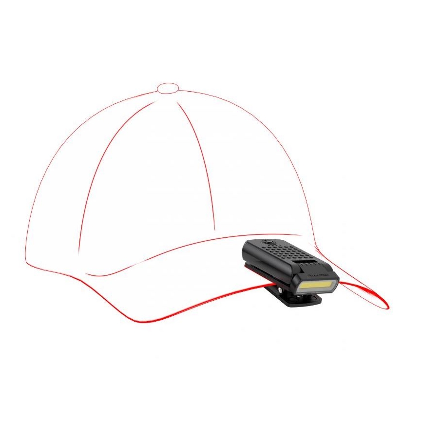 Ledlenser W1R - LED himmennettävä ladattava työvalaisin klipsillä LED/740 mAh IP54 220 lm