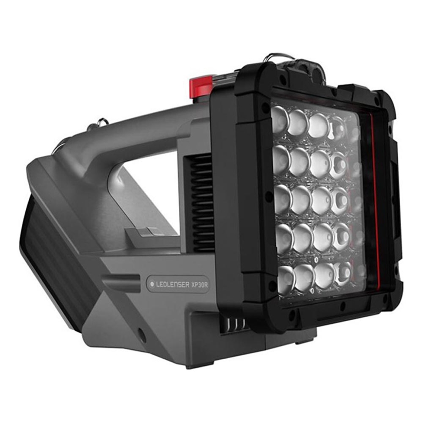 Ledlenser XP30R - himmennettävä ladattava LED-taskulamppu LED/5000 mAh IP54 32000 lm 16 h harmaa