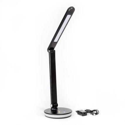 LED RGBW Himmennettävä pöytävalaisin virta pankki -toiminto LED/12W/5V 2800-6000K musta