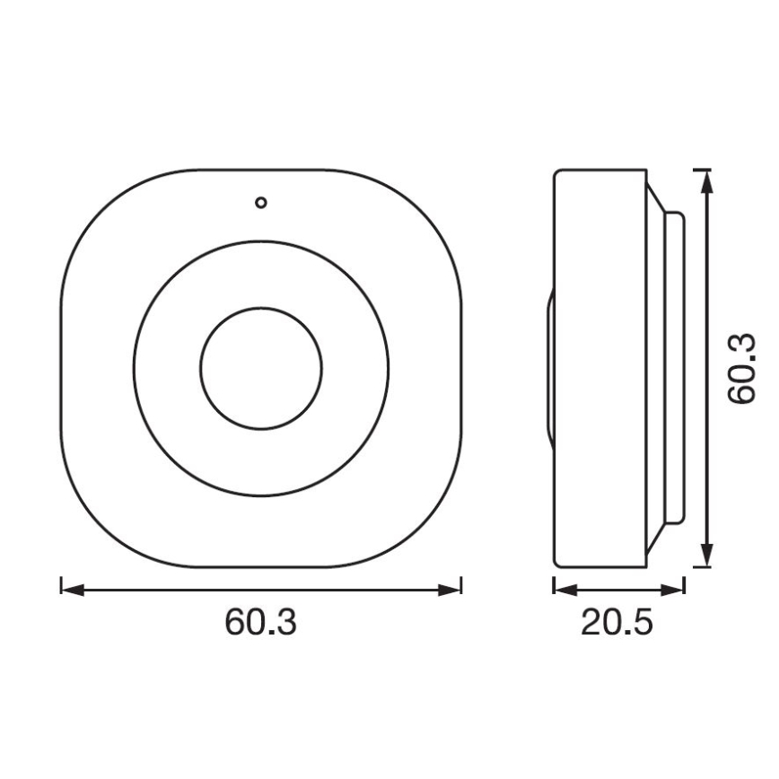 Ledvance - Älykäs liiketunnistin SMART+ 3,7V 500 mAh Wi-fi