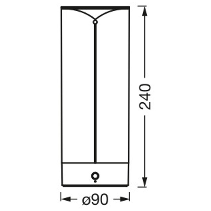Ledvance - LED himmennettävä kosketuspöytälamppu DECOR FILAMENT LED/1,2W/5V 1000 mAh