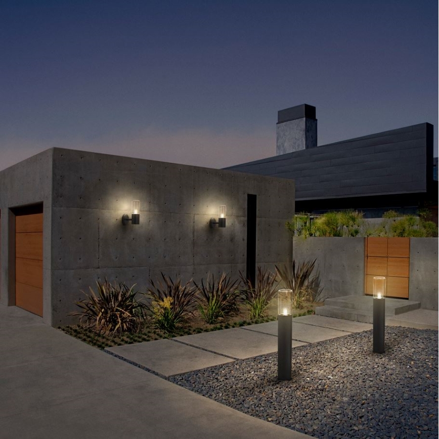 Ledvance - Ulkoseinävalaisin liiketunnistimella FIGO CYLINDER 1xE27/20W/230V