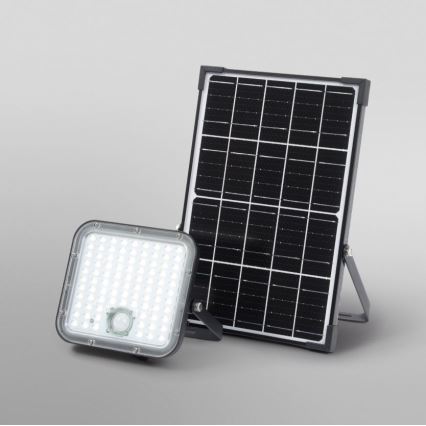Ledvance - LED himmennettävä aurinkokennovalo liiketunnistimella FLOOD SPLIT LED/30W/6,4V 5000 mAh IP65 + kaukosäädin