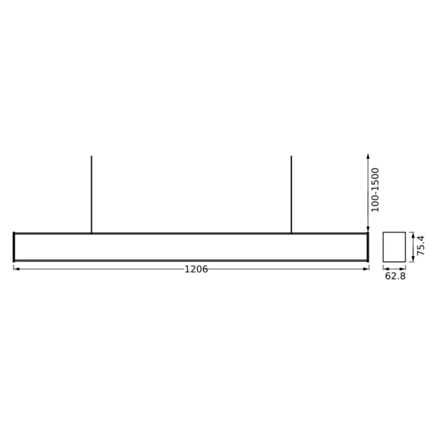 Ledvance - Himmennettävä LED-kattokruunu johdossa SUN@HOME LED/50W/230V 2200-5000K CRI 95 Wi-Fi