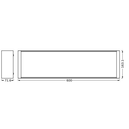 Ledvance - Himmennettävä LED-kattovalaisin OFFICE LINE LED/20W/230V 60 cm + kauko-ohjaus