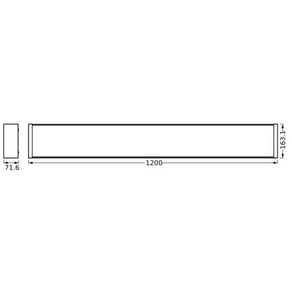 Ledvance - Himmennettävä LED-kattovalaisin OFFICE LINE LED/40W/230V 120 cm + kauko-ohjaus