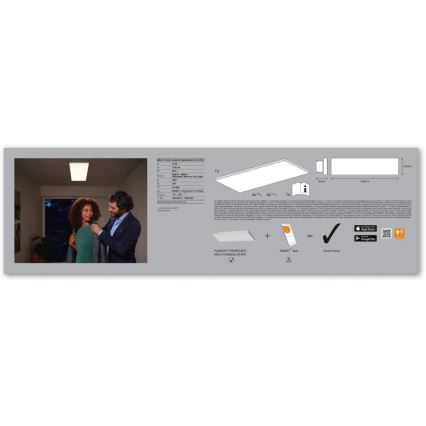Ledvance - LED Himmennysvalo SMART+ FRAMELESS LED/16W/230V 3000K-6500K Wi-Fi