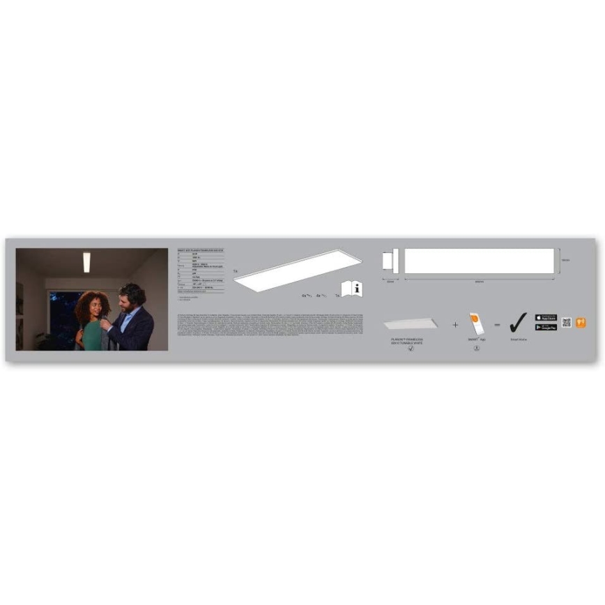 Ledvance - LED Himmennysvalo SMART+ FRAMELESS LED/28W/230V 3000K-6500K Wi-Fi
