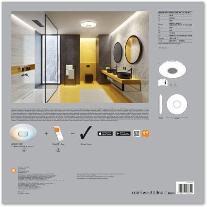 Ledvance - LED Himmennysvalo SMART+ KITE LED/24W/230V 3000K-6500K Wi-Fi