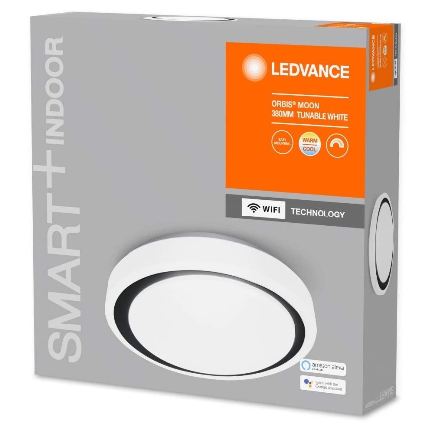 Ledvance - LED Himmennysvalo SMART+ MOON LED/24W/230V 3000K-6500K Wi-Fi