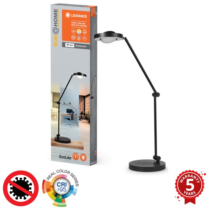 Ledvance - Himmennettävä LED-kosketuspöytävalaisin SUN@HOME LED/20W/230V 2200-5000K CRI 95 Wi-Fi