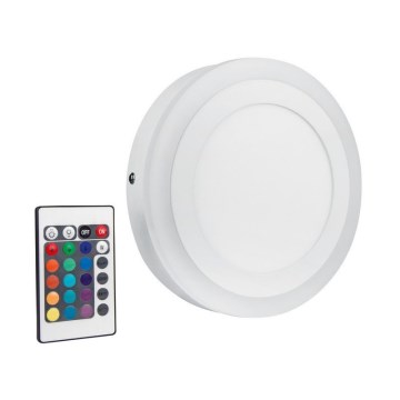 Ledvance - Himmennettävä LED-RGB-kattovalaisin LED/19W/230V + Kauko-ohjaus