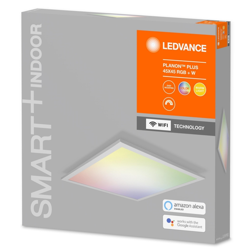 Ledvance - LED RGBW Himmennettävä kattovalaisin SMART+ PLANON LED/28W/230V Wi-Fi