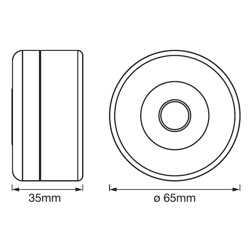 Ledvance - Himmennettävä LED-valaisin DOT-IT LED / 0.45W / 5V