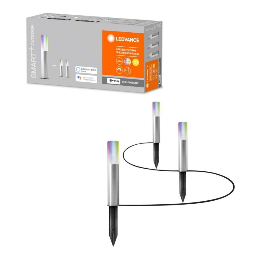 Ledvance - Jatkosarja 3x LED RGBW ulkovalaisin SMART+ MINI 3xLED/1,9W/230V IP44 Wi-Fi