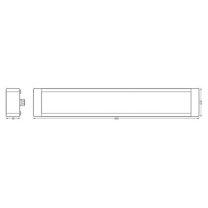 Ledvance - Jatkosarja LED himmennettävä keittiökaapin alla valaisin SMART+ UNDERCABINET LED/8W/24V 2700-6500K Wi-Fi