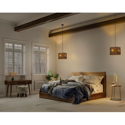 Ledvance - Kattokruunu johdossa DECOR CARDBOARD 1xE27/15W/230V 25x25 cm