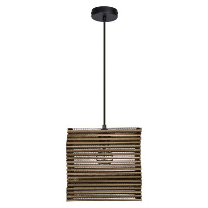 Ledvance - Kattokruunu johdossa DECOR CARDBOARD 1xE27/15W/230V 25x25 cm