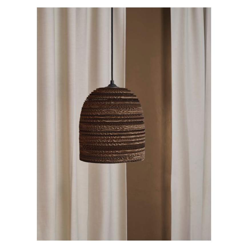 Ledvance - Kattokruunu johdossa DECOR CARDBOARD 1xE27/15W/230V halkaisija 25 cm